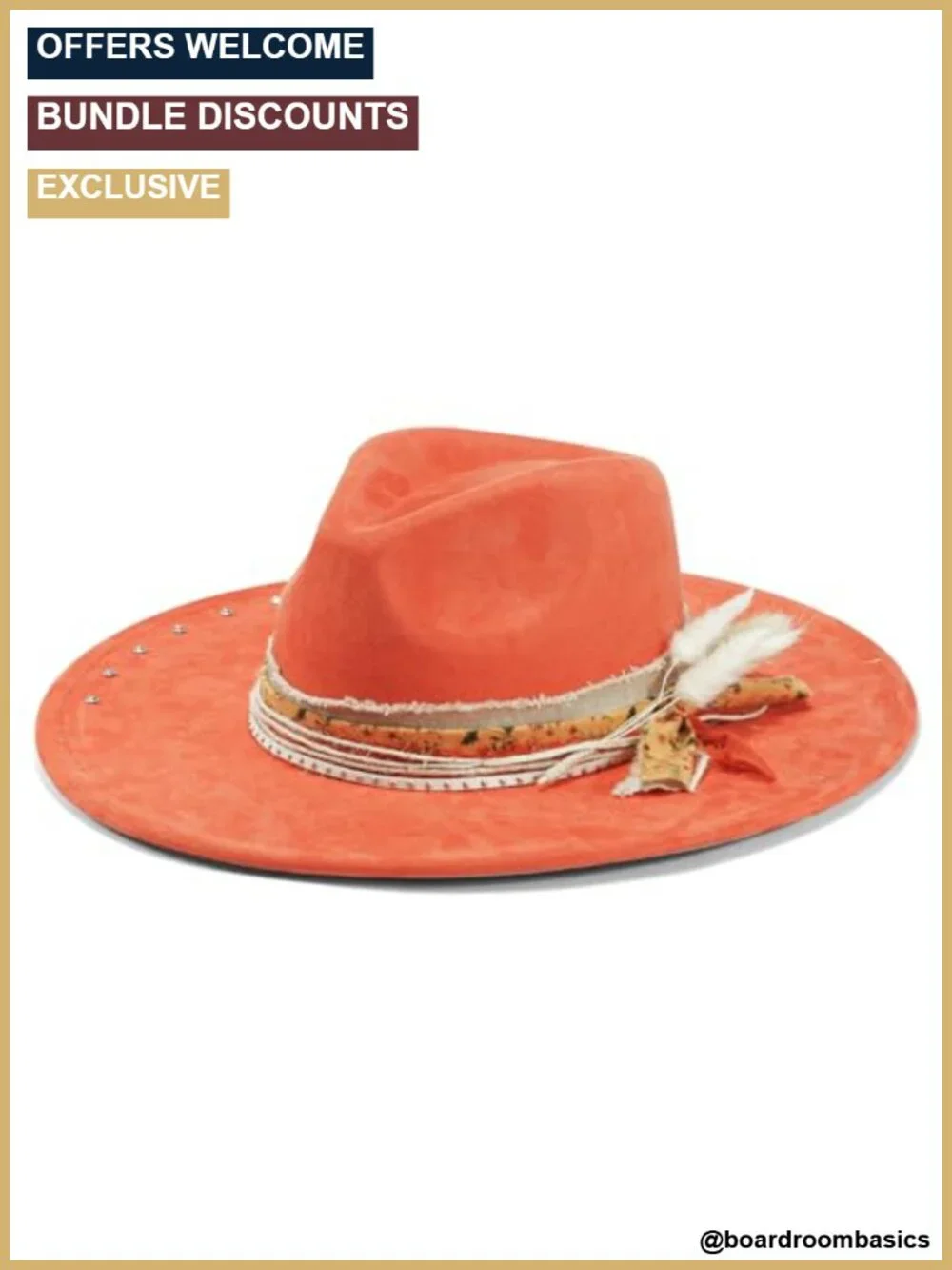Wide Brim Felt Fedora Hat Unisex Polyester Dress Up